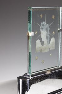 PONTI GIO (1891 - 1979) : Lampada da tavolo per Fontana Arte  - Asta Asta 383 | DESIGN E ARTI DECORATIVE DEL NOVECENTO - FINE DESIGN Tradizionale - Associazione Nazionale - Case d'Asta italiane