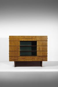 PONTI GIO (1891 - 1979) : Mobile da soggiorno  - Asta Asta 383 | DESIGN E ARTI DECORATIVE DEL NOVECENTO - FINE DESIGN Tradizionale - Associazione Nazionale - Case d'Asta italiane