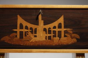 PONTI GIO (1891 - 1979) : Portagioie  - Asta Asta 383 | DESIGN E ARTI DECORATIVE DEL NOVECENTO - FINE DESIGN Tradizionale - Associazione Nazionale - Case d'Asta italiane