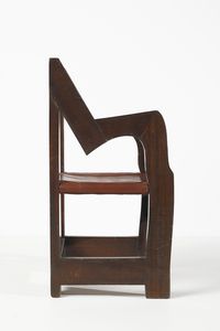 BUCCI ANSELMO (1887 - 1955) : Poltrona del salone da pranzo della nave California  - Asta Asta 383 | DESIGN E ARTI DECORATIVE DEL NOVECENTO - FINE DESIGN Tradizionale - Associazione Nazionale - Case d'Asta italiane