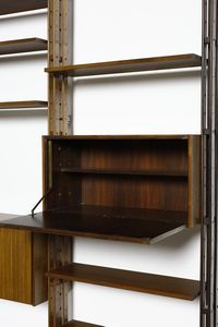ALBINI FRANCO (1905 - 1977) : Libreria LB7  per Poggi  - Asta Asta 383 | DESIGN E ARTI DECORATIVE DEL NOVECENTO - FINE DESIGN Tradizionale - Associazione Nazionale - Case d'Asta italiane
