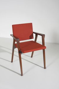 ALBINI FRANCO (1905 - 1977) : Sei sedie Luisa per Poggi  - Asta Asta 383 | DESIGN E ARTI DECORATIVE DEL NOVECENTO - FINE DESIGN Tradizionale - Associazione Nazionale - Case d'Asta italiane