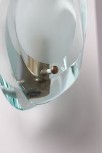 INGRAND MAX (1908 - 1969) : Coppia di lampade da parete 2093 per Fontana Arte  - Asta Asta 383 | DESIGN E ARTI DECORATIVE DEL NOVECENTO - FINE DESIGN Tradizionale - Associazione Nazionale - Case d'Asta italiane