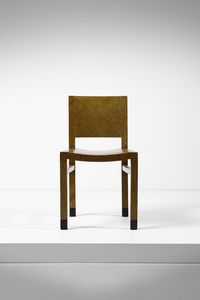 GINO LEVI MONTALCINI & GIUSEPPE PAGANO : Sedia razionalista  - Asta Asta 383 | DESIGN E ARTI DECORATIVE DEL NOVECENTO - FINE DESIGN Tradizionale - Associazione Nazionale - Case d'Asta italiane