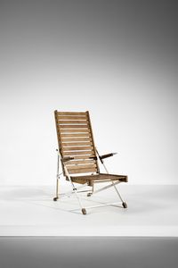 GARDELLA IGNAZIO (1905 - 1999) : Poltrona a sdraio per Azucena  - Asta Asta 383 | DESIGN E ARTI DECORATIVE DEL NOVECENTO - FINE DESIGN Tradizionale - Associazione Nazionale - Case d'Asta italiane