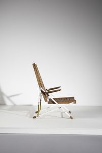 GARDELLA IGNAZIO (1905 - 1999) : Poltrona a sdraio per Azucena  - Asta Asta 383 | DESIGN E ARTI DECORATIVE DEL NOVECENTO - FINE DESIGN Tradizionale - Associazione Nazionale - Case d'Asta italiane