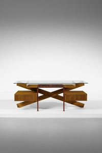 RENATO ANGELI & CLAUDIO OLIVIERI : Scrivania  - Asta Asta 383 | DESIGN E ARTI DECORATIVE DEL NOVECENTO - FINE DESIGN Tradizionale - Associazione Nazionale - Case d'Asta italiane