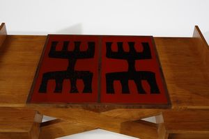 RENATO ANGELI & CLAUDIO OLIVIERI : Scrivania  - Asta Asta 383 | DESIGN E ARTI DECORATIVE DEL NOVECENTO - FINE DESIGN Tradizionale - Associazione Nazionale - Case d'Asta italiane