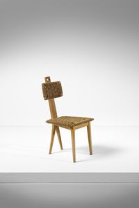 BONET ANTONIO (1913 - 1989) : attribuito. Sedia  - Asta Asta 383 | DESIGN E ARTI DECORATIVE DEL NOVECENTO - FINE DESIGN Tradizionale - Associazione Nazionale - Case d'Asta italiane