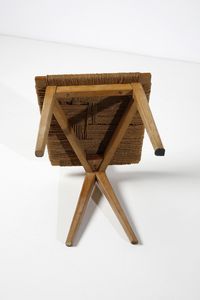 BONET ANTONIO (1913 - 1989) : attribuito. Sedia  - Asta Asta 383 | DESIGN E ARTI DECORATIVE DEL NOVECENTO - FINE DESIGN Tradizionale - Associazione Nazionale - Case d'Asta italiane