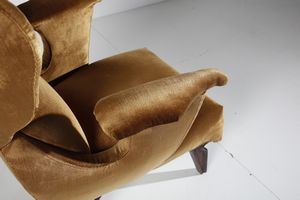 ROGGERO MARIO FEDERICO (1919 - 2012) : Coppia di poltrone  - Asta Asta 383 | DESIGN E ARTI DECORATIVE DEL NOVECENTO - FINE DESIGN Tradizionale - Associazione Nazionale - Case d'Asta italiane