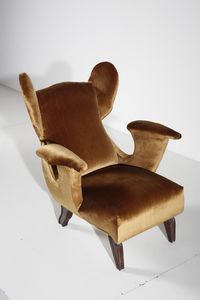 ROGGERO MARIO FEDERICO (1919 - 2012) : Coppia di poltrone  - Asta Asta 383 | DESIGN E ARTI DECORATIVE DEL NOVECENTO - FINE DESIGN Tradizionale - Associazione Nazionale - Case d'Asta italiane