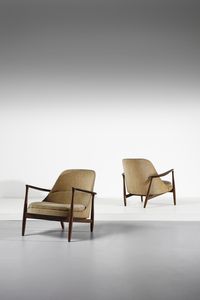 IB KOFOD-LARSEN : Coppia di poltrone Elizabeth per Christensen & Larsen  - Asta Asta 383 | DESIGN E ARTI DECORATIVE DEL NOVECENTO - FINE DESIGN Tradizionale - Associazione Nazionale - Case d'Asta italiane