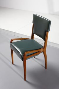 MOREZ RUGGERO FARINA : Coppia di sedie  - Asta Asta 383 | DESIGN E ARTI DECORATIVE DEL NOVECENTO - FINE DESIGN Tradizionale - Associazione Nazionale - Case d'Asta italiane