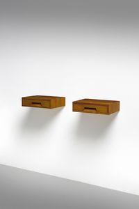 GOTTARDI MARIO (1913 - 2004) - Coppia di comodini pensili