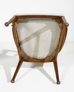 QUARTI EUGENIO (1867 - 1929) : Coppia di poltroncine  - Asta Asta 383 | DESIGN E ARTI DECORATIVE DEL NOVECENTO - FINE DESIGN Tradizionale - Associazione Nazionale - Case d'Asta italiane