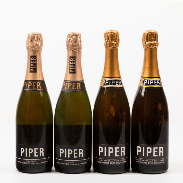 Piper Heidsieck, Champagne Brut Extra<BR>Piper Heidsieck, Champagne Piper Sec  - Asta Winter Wine Auction - Associazione Nazionale - Case d'Asta italiane