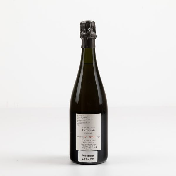 Jerome Prevost, Champagne La Closerie Fac-Simile Extra Brut Ros  - Asta Winter Wine Auction - Associazione Nazionale - Case d'Asta italiane