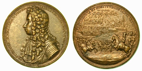 GENOVA. Giovanni Tommaso Enrico Cabrera, ? - 1705. Medaglia in bronzo.  - Asta Numismatica - Associazione Nazionale - Case d'Asta italiane