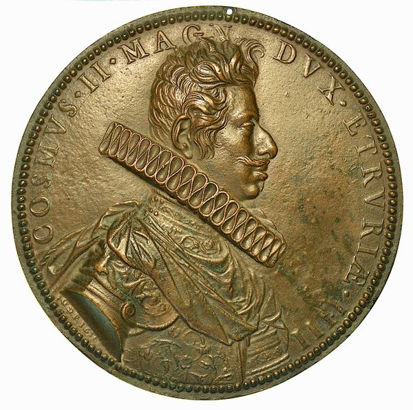 FIRENZE. COSIMO DE' MEDICI GRANDUCA DI TOSCANA, 1609-1620. Medaglia uniface (1613). Per omaggio al Granduca.  - Asta Numismatica - Associazione Nazionale - Case d'Asta italiane
