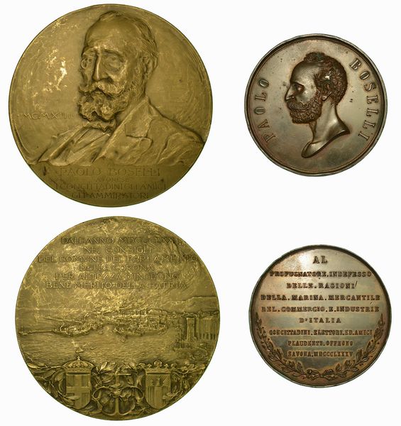 SAVONA. Lotto di due medaglie.  - Asta Numismatica - Associazione Nazionale - Case d'Asta italiane