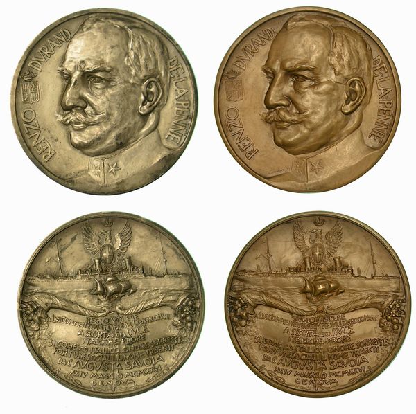 GENOVA. Lotto di due medaglie.  - Asta Numismatica - Associazione Nazionale - Case d'Asta italiane