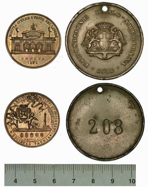 GENOVA. Lotto di due medaglie.  - Asta Numismatica - Associazione Nazionale - Case d'Asta italiane