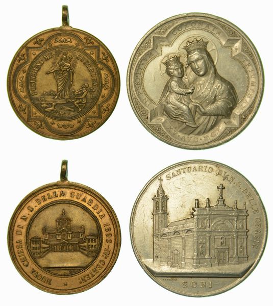 SORI. Lotto di due medaglie.  - Asta Numismatica - Associazione Nazionale - Case d'Asta italiane