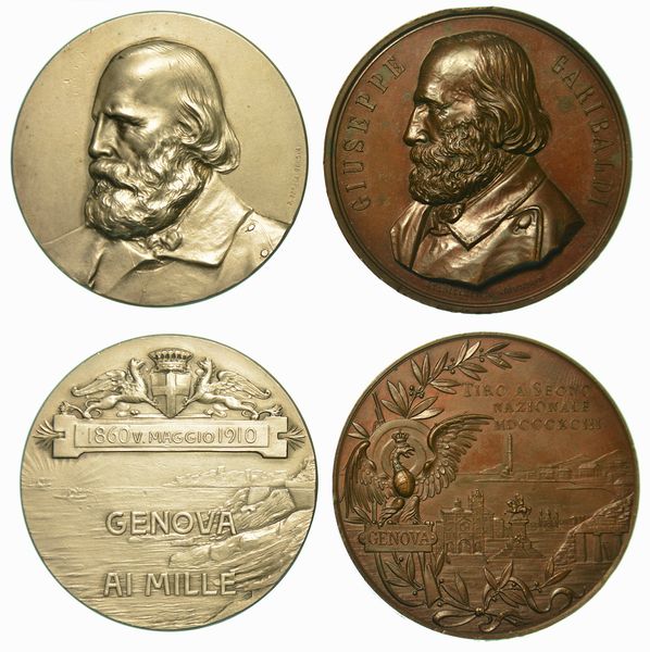 GENOVA. Lotto di due medaglie.  - Asta Numismatica - Associazione Nazionale - Case d'Asta italiane