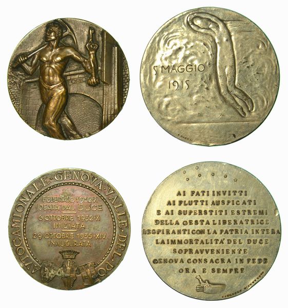 GENOVA. Lotto di due medaglie.  - Asta Numismatica - Associazione Nazionale - Case d'Asta italiane