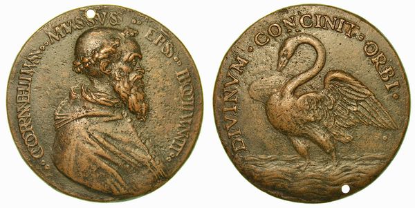 BITONTO. CORNELIO MUSSO VESCOVO, 1511-1574. Medaglia in bronzo s.d.  - Asta Numismatica - Associazione Nazionale - Case d'Asta italiane