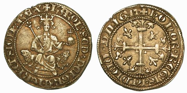NAPOLI. CARLO II D'ANGI�, 1285-1309. Gigliato.  - Asta Numismatica - Associazione Nazionale - Case d'Asta italiane