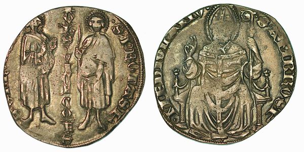 MILANO. GIOVANNI VISCONTI, 1349-1354. Grosso.  - Asta Numismatica - Associazione Nazionale - Case d'Asta italiane