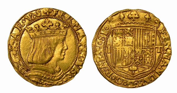 NAPOLI. FERDINANDO IL CATTOLICO, 1504-1516. Ducato.  - Asta Numismatica - Associazione Nazionale - Case d'Asta italiane