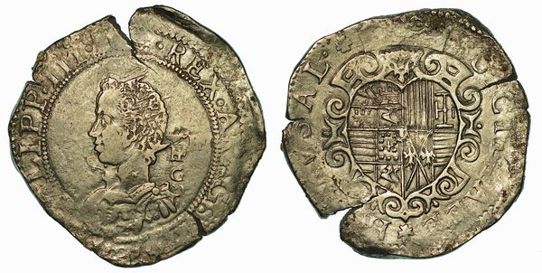 NAPOLI. FILIPPO III D'ASBURGO, 1598-1621. Mezzo ducato.  - Asta Numismatica - Associazione Nazionale - Case d'Asta italiane