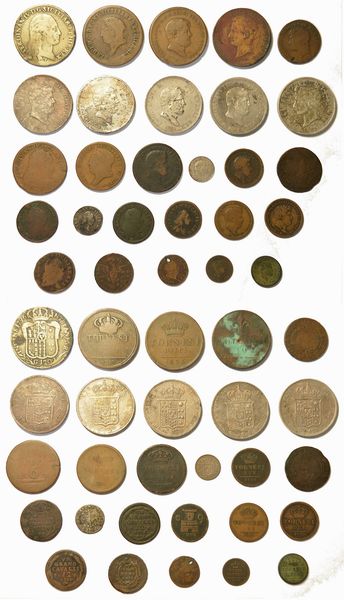 NAPOLI E PALERMO. Lotto di 27 monete.  - Asta Numismatica - Associazione Nazionale - Case d'Asta italiane
