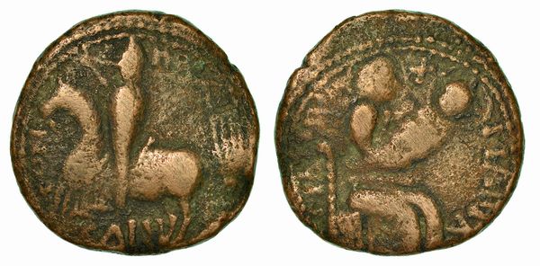 SICILIA - MILETO. RUGGERO I CONTE POI GRAN CONTE DI SICILIA, 1072-1101. Trifollaro.  - Asta Numismatica - Associazione Nazionale - Case d'Asta italiane