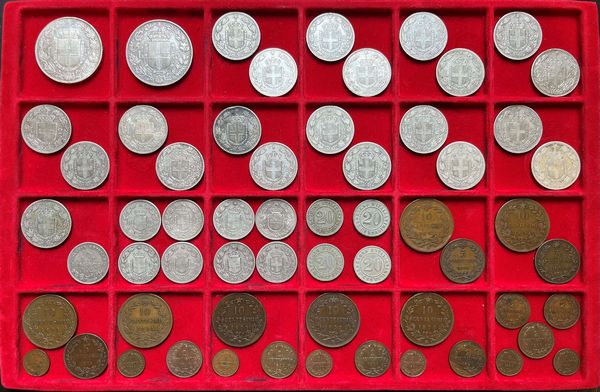 REGNO D'ITALIA. Lotto di 60 monete.  - Asta Numismatica - Associazione Nazionale - Case d'Asta italiane