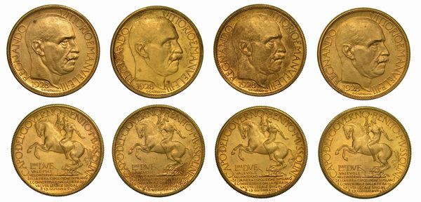 REGNO D�ITALIA. Lotto di 4 buoni.  - Asta Numismatica - Associazione Nazionale - Case d'Asta italiane