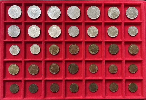 REGNO D'ITALIA. Lotto di 35 monete.  - Asta Numismatica - Associazione Nazionale - Case d'Asta italiane