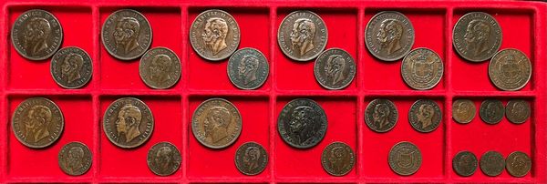 REGNO DI SARDEGNA E D'ITALIA. Lotto di 77 monete.  - Asta Numismatica - Associazione Nazionale - Case d'Asta italiane