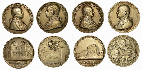 VATICANO. Lotto di quattro medaglie.  - Asta Numismatica - Associazione Nazionale - Case d'Asta italiane