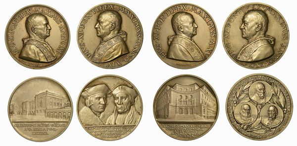 VATICANO. Lotto di quattro medaglie.  - Asta Numismatica - Associazione Nazionale - Case d'Asta italiane