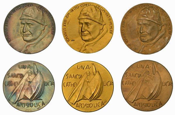 VATICANO. Lotto di tre medaglie.  - Asta Numismatica - Associazione Nazionale - Case d'Asta italiane