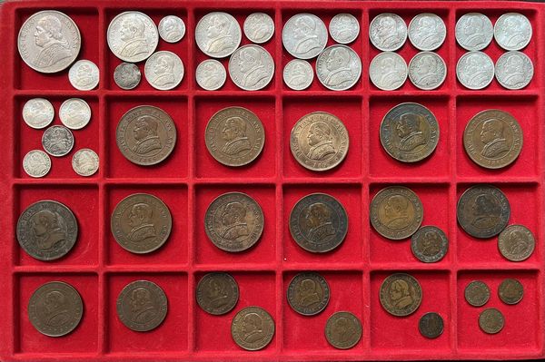 STATO PONTIFICIO. Lotto di 51 monete.  - Asta Numismatica - Associazione Nazionale - Case d'Asta italiane