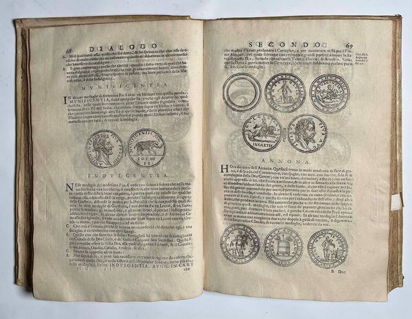AGOSTINI A. Dialoghi di Don Antonio Agostini Arcivescovo di Tarracona sopra le medaglie inscrizioni et altre antichit�.  - Asta Numismatica - Associazione Nazionale - Case d'Asta italiane