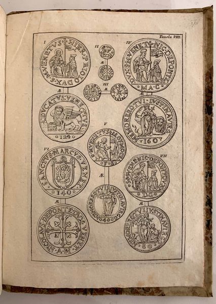 CARLI G.R. Lotto di quattro volumi. Delle monete e dell'instituzione delle zecche d'Italia dell'antico e presente sistema di esse: e del loro intrinseco valore, e rapporto con la presente moneta dalla decadenza dell'impero sino al secolo XVII. Per utile delle pubbliche, e delle private ragioni. Dissertazioni del Conte Don Gianrinaldo Carli Rubbi.  - Asta Numismatica - Associazione Nazionale - Case d'Asta italiane