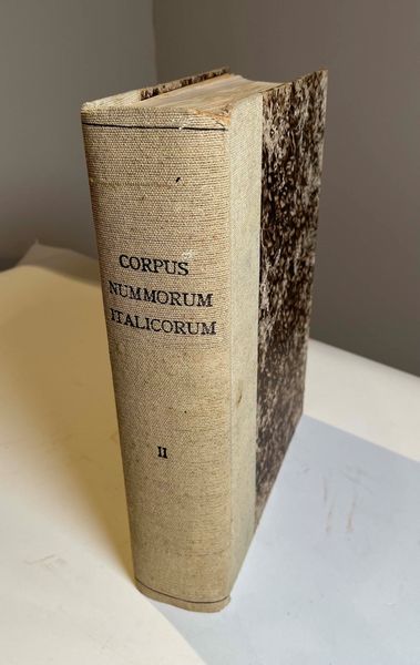 CORPUS NUMMORUM ITALICORUM. Primo tentativo di un catalogo generale delle monete medioevali e moderne coniate in Italia e da italiani all'estero. Vol. II. PIEMONTE E SARDEGNA. Roma, 1911.  - Asta Numismatica - Associazione Nazionale - Case d'Asta italiane