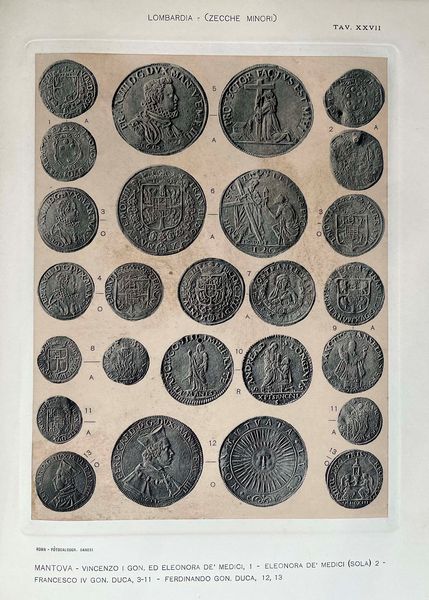 CORPUS NUMMORUM ITALICORUM. Primo tentativo di un catalogo generale delle monete medioevali e moderne coniate in Italia e da italiani all'estero. Vol. IV.  LOMBARDIA. Roma, 1913.  - Asta Numismatica - Associazione Nazionale - Case d'Asta italiane
