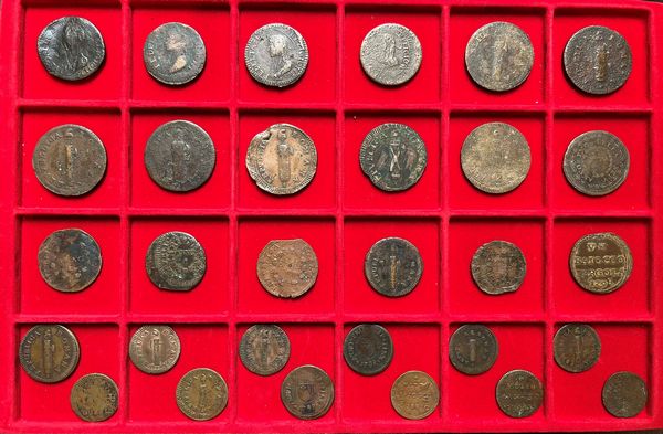 PRIMA E SECONDA REPUBBLICA ROMANA. Lotto di 68 monete.  - Asta Numismatica - Associazione Nazionale - Case d'Asta italiane